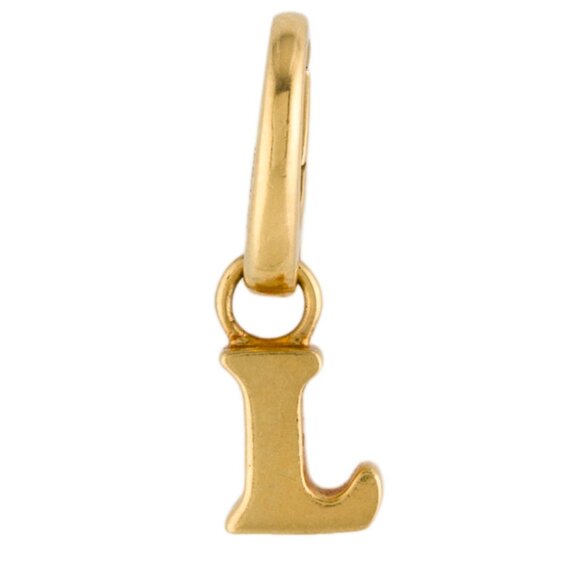 IPPOLITA 18K YELLOW GOLD 750 LETTER 'L' PENDANT